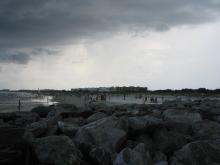 Das Unwetter, welches leider den Start verdarb...