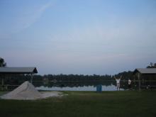 Der erste Campingplatz